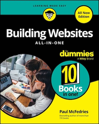 Front cover of the book Building Websites All-in-One For Dummies
