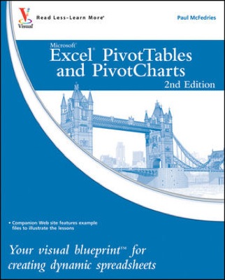Front cover of the book Microsoft Excel PivotTables and PivotCharts, 2nd Edition.