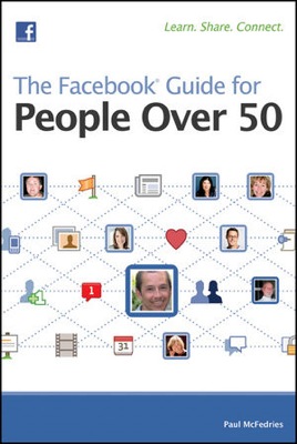 Front cover of the book The Facebook Guide for People Over 50.
