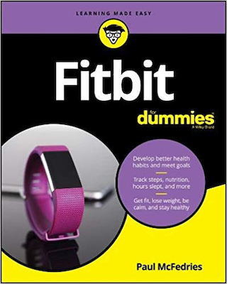 Front cover of the book Fitbit for Dummies.