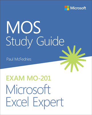 Front cover of the book MOS Study Guide for Microsoft Excel Expert Exam MO-201.