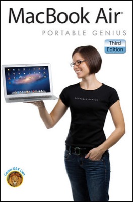 Front cover of the book MacBook Air Portable Genius, Third Edition.