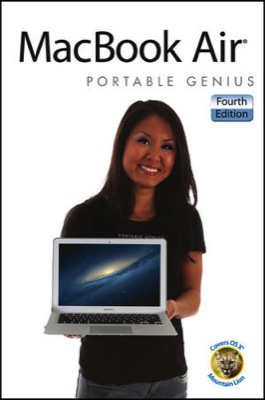 Front cover of the book MacBook Air Portable Genius, Fourth Edition.