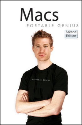 Front cover of the book Macs Portable Genius, 2nd Edition.