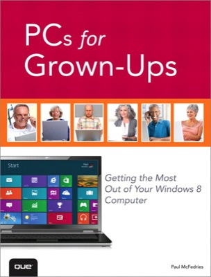 Front cover of the book PCs for Grownups.