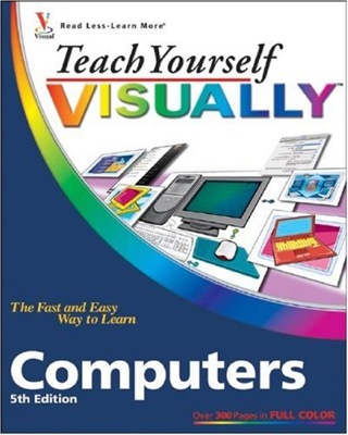 Front cover of the book Teach Yourself VISUALLY Computers, 5th Edition.