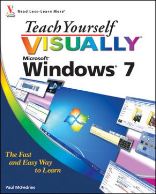 Front cover of the book Teach Yourself VISUALLY Microsoft Windows 7.
