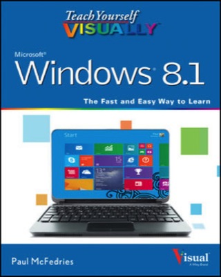 Front cover of the book Teach Yourself VISUALLY Microsoft Windows 8.1.