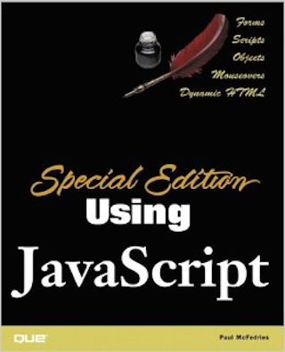 Front cover of the book Special Edition Using JavaScript.