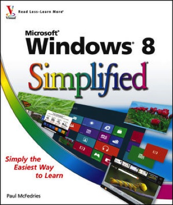 Front cover of the book Microsoft Windows 8 Simplified.