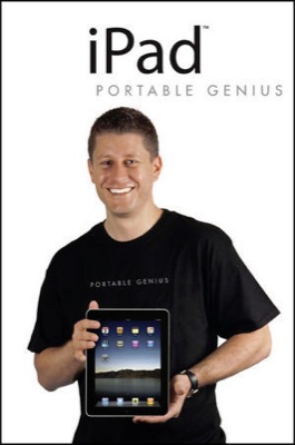 Front cover of the book iPad Portable Genius.