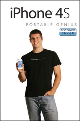 Front cover of the book iPhone 4S Portable Genius.