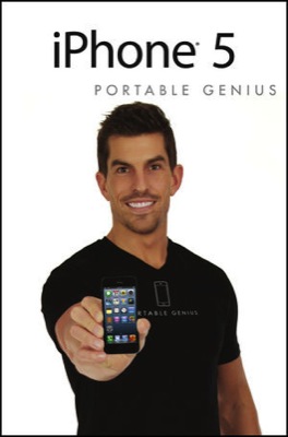 Front cover of the book iPhone 5 Portable Genius.