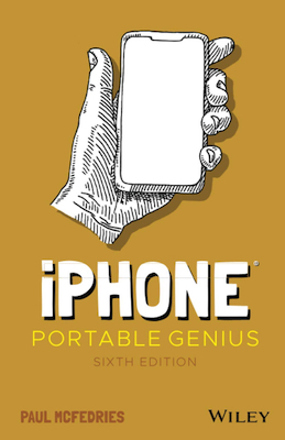 Front cover of the book iPhone Portable Genius, Sixth Edition.